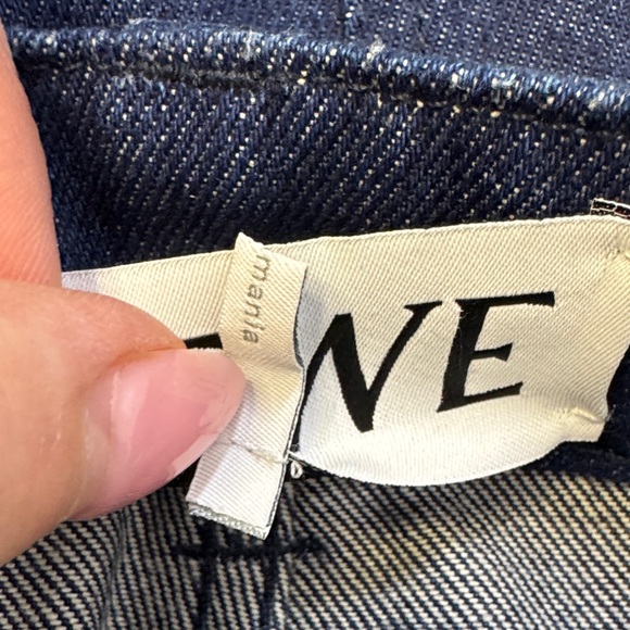 Loewe Fisherman Jeans Size 38 (4-6US) Navy Denim Turn Up Cuff NWT Dust Bag - Picture 9 of 12